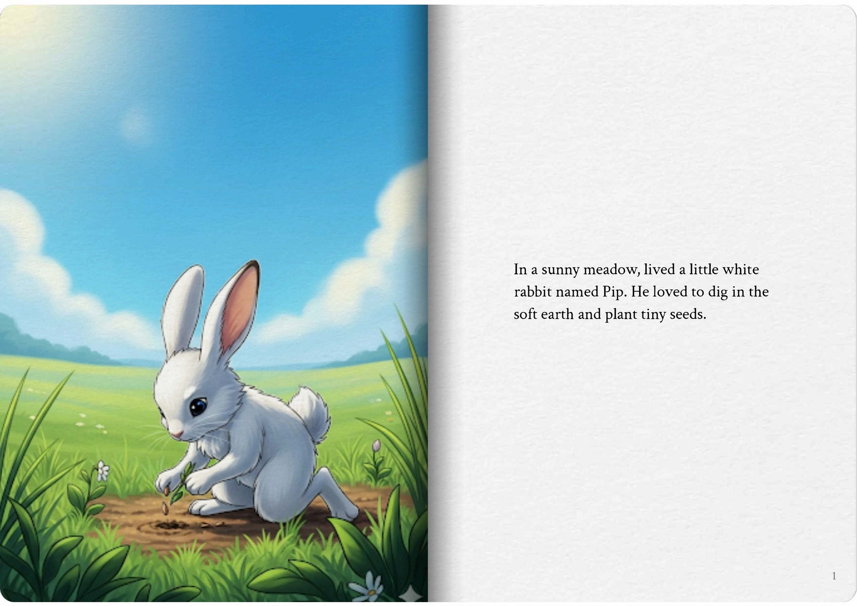 The White Rabbit Who Shared